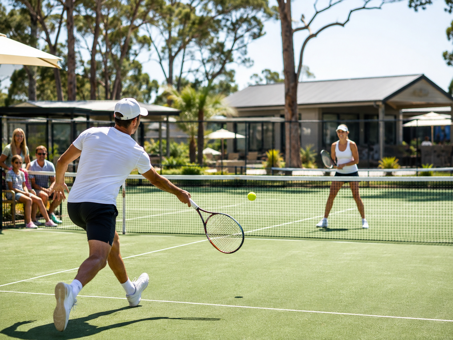 Tennis pendant les vacances