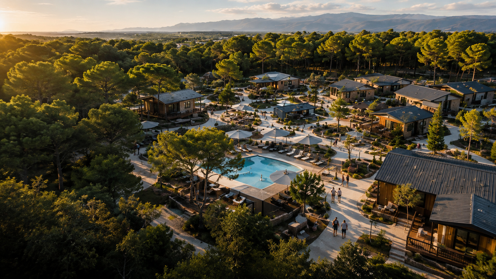 Domaine de cottages en Provence
